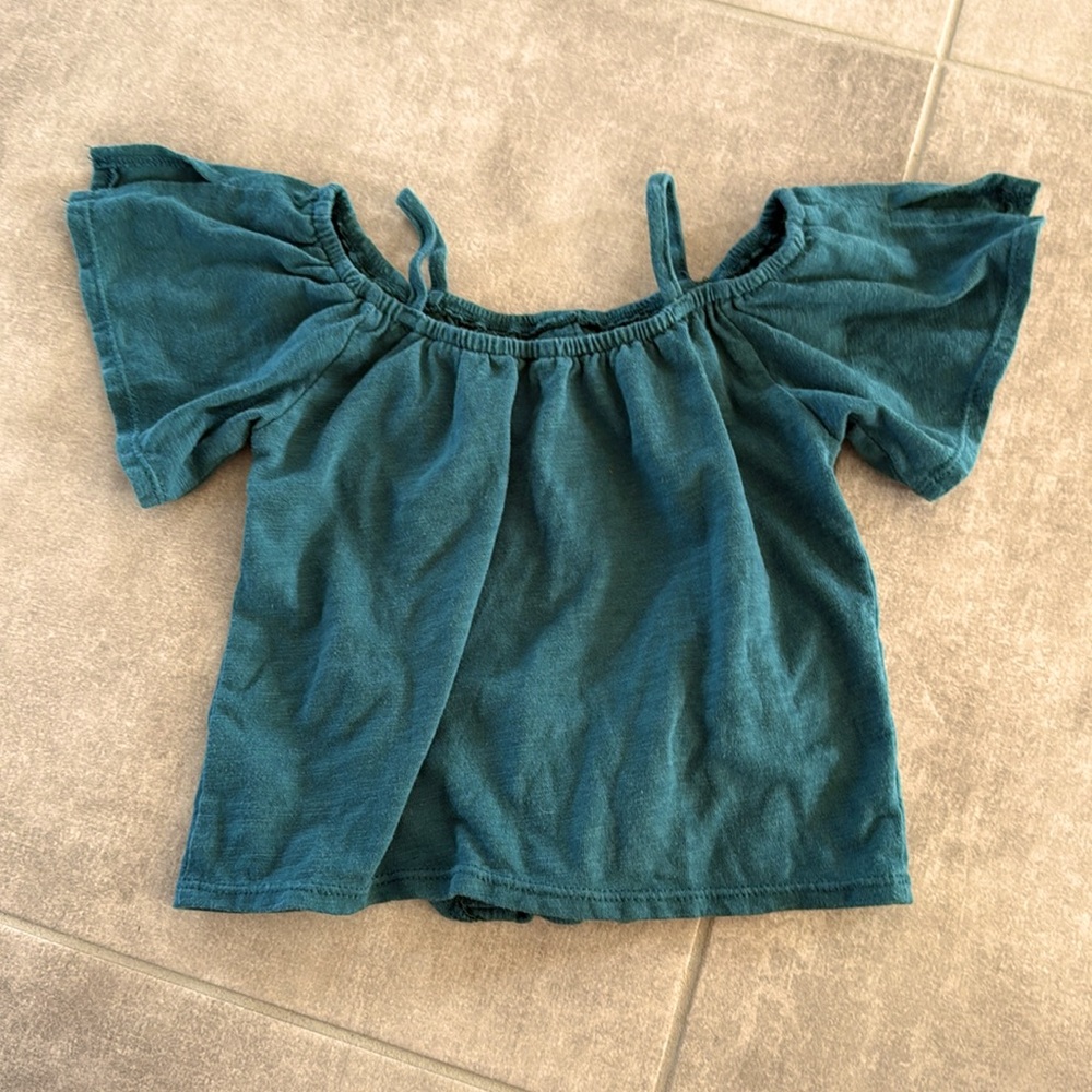 *Gently Worn* Vitamins Baby- Mint Quilted Jacket & Art Class Dk. Green Top - 18M - Picture 11 of 12